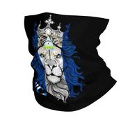Durevole Sciarpa a Mezza Faccia,Nicaragua Nicaraguan Flag And Lion,Decorazione facciale Versatili Sciarpa a Tubo per Estivo Ciclismo Pesca 26X30cm