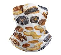 Durevole Sciarpa al Collo, Protezione del Viso Nuts And Dried Fruits Elastico Fascia per Capelli per Campeggio Motocicletta Yoga