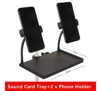 Durevole Suono Scheda Vassoio Porta Regolabile Staffa Microfono Supporto Vassoio