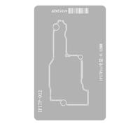 Durevolezza Costruzione In Metallo IPX17 Strato Medio Reballing Platform Set per 17Air/17Pro Strumento di Riparazione Strumento Strato Medio Reballing Piattaforma