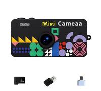 Durevolezza della fotocamera con pollice in miniatura delle dimensioni un pollice Struttura in ABS Ideale per istantanee rapide e registrazioni in movimento Fotocamere con pulsanti