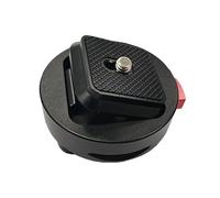 Durevolezza Tutto il tipo di metallo Testa del treppiede a sgancio rapido per la commutazione efficiente dell'attrezzatura nella fotografia Supporto per fotocamera Staffa in metallo per fotocamera