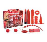 You2Toys – Kit sex toys Rose rosse – Set vibrante 9 pezzi – Rosso