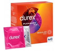 Durex Confezione di preservativi stimolanti Pleasure Mix - 40 pezzi