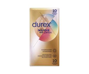 Durex Durex Nude No Latex - 10 Pezzi