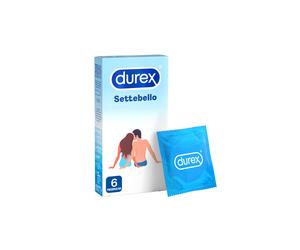Durex DUREX PROFILATTICO DUREX SETTEBELLO CLASSICO 6 PEZZI