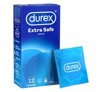 Durex Extra Safe 12 pezzi Preservativi Transparent 56 mm
