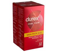 Durex Feel Thin - preservativi sensazione realistica confezione (2x12 pezzi)