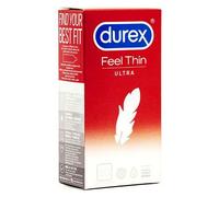 Durex Feel Thin Ultra Extra Sensibile Naturale Lubrificato Condom Scatola 10