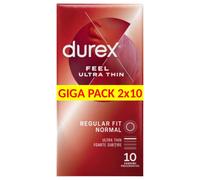Durex Feel Ultra Thin - Preservativo Ultra Life (2x10pz)