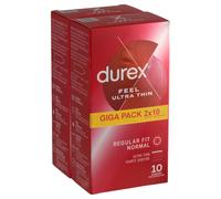 Durex Feel Ultra Thin - preservativo ultrasottile realistico - 2x10 pezzi