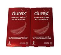 Durex Gefühlsecht Ultra Sottile 2er Pacco - Nuovo (189)