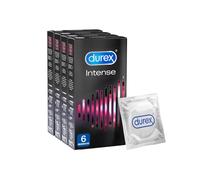 Durex Intense Preservativi con Nervature e Rilievi con Gel stimolante (56 mm) 24