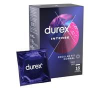 Durex Intense - Preservativi stimolanti rigati e puntinati (16 pezzi)