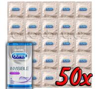 Durex Invisible Extra Lubricated 50 pack