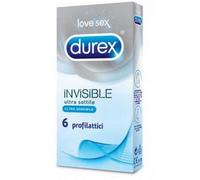 Durex Invisible Preservativi Ultra Sottili 6 Pezzi