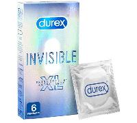 Durex Invisible XL Extra Sottili Extra Large 6 Profilattici