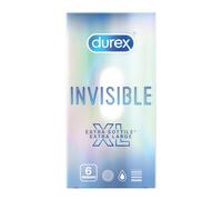 Durex Invisible Extra Large e Extra sottile. Condom XL: larghezza nominale 57 mm