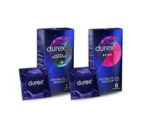 Durex Kit Lunga Durata con Sync Preservativi Ritardanti per Lui e Rilievi per