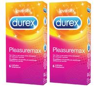 Durex® Love Sex Pleasuremax 2x6 pz Preservativi