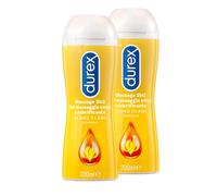 Durex Massage 2 in 1 Gel Lubrificante per Rapporti Intimi a Base Acqua e Gel 2 F