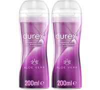 Durex Massage 2in1 Aloe Vera Gel Lubrificante Set da 2 2x200 ml Lubrif