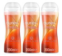 Durex Massage 2in1 Gel Massaggio Corpo E Lubrificante 3x200 ml Lubrifi