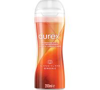 Durex Massage 2in1 Sensual Gel Massaggio Corpo e Lubrificante con Ylang Ylang 200 ml