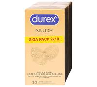 Durex Nude - preservativi ultra sottili (2x10 pz)