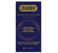 Durex Preservativi Nude Sensation Nitrile Ultra sottili Extra lubrificati 6 pezzi