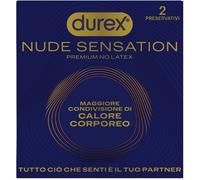 Durex Nude Sensation Preservativi In Nitrile Ultra Sottili Extra Lubrificati Regular 2 Pezzi