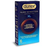 Durex Nude Sensation Preservativi In Nitrile Ultra Sottili Extra Lubrificati XL 6 Pezzi