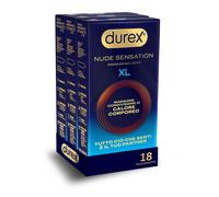 Durex Nude Sensation XL 18 preservativi uomo in Nitrile senza lattice di gomma