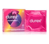 Durex Pleasuremax 3 pz preservativi smerlati con sporgenze e gel lubrificante al silicone