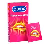 Durex Pleasuremax Preservativi Stimolanti con Nervature 12 Profilattici