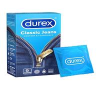 Durex Preservativi Classic Jeans comodi e affidabili (Confezione da 9)
