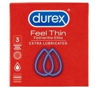 Durex Preservativi extra lubrificati Feel Thin - 3 pezzi