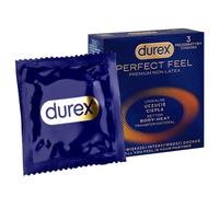 Durex Preservativi Perfect Feel con effetto riscaldante, Senza lattice - 3 pezzi