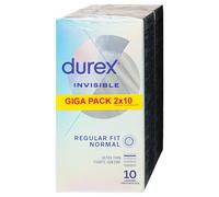 Durex - preservativo ultrasottile Regular Fit - confezione da 20 pezzi