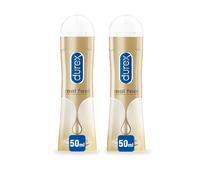 Durex Real Feel Gel Lubrificante a Lunga Durata A base Siliconica 2x50 ml Fluido