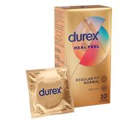 Durex Sensazione Naturale - preservativi senza lattice (confezione da 10 pezzi)