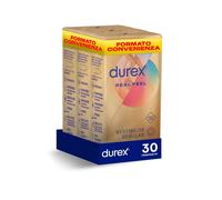 Durex Real Feel Preservativi Senza Lattice Vestibilità Regular 30 Profilattici