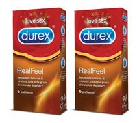 Durex® RealFeel 6 pezzi 2x6 pz Preservativi