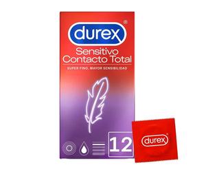 Durex Sensitivo Contacto Total 12 Preservativos