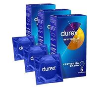 Durex Settebello 2XL Preservativi Extra Large 60mm, 5 Profilattici (Confezione da 3)