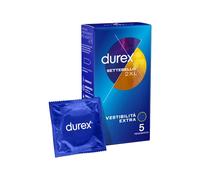 Durex Settebello 2XL Preservativi Extra Large e Extra Lunghi 5 profilattici