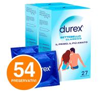 Durex Settebello Classico Preservativi Easy-On Profilattici Extra Lubrificati