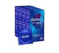 Durex Settebello Jeans Regular (56 mm) Forma serbatoio Easy on 4 confezioni 40