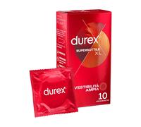 Durex SuperSottile XL Preservativi Ultra Sottili Extra Large 10 Profilattici