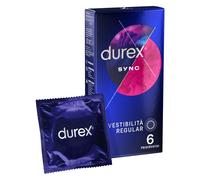 Durex Sync Preservativi ritardanti per lui e stimolanti per lei 48 Pezzi